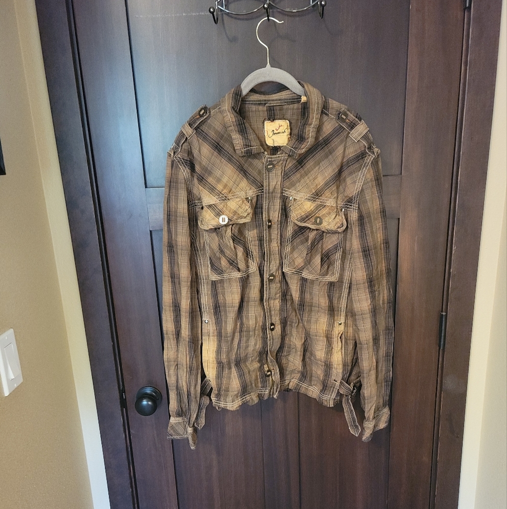 EUC Men's Jeremiah American Legacy Shirt Jacket Shacket Lightweight Size Large L